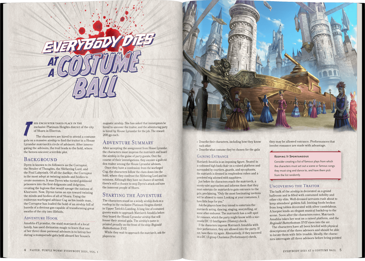 Faster, Purple Worm! Everybody Dies Vol. 1 (D&D Adventures)