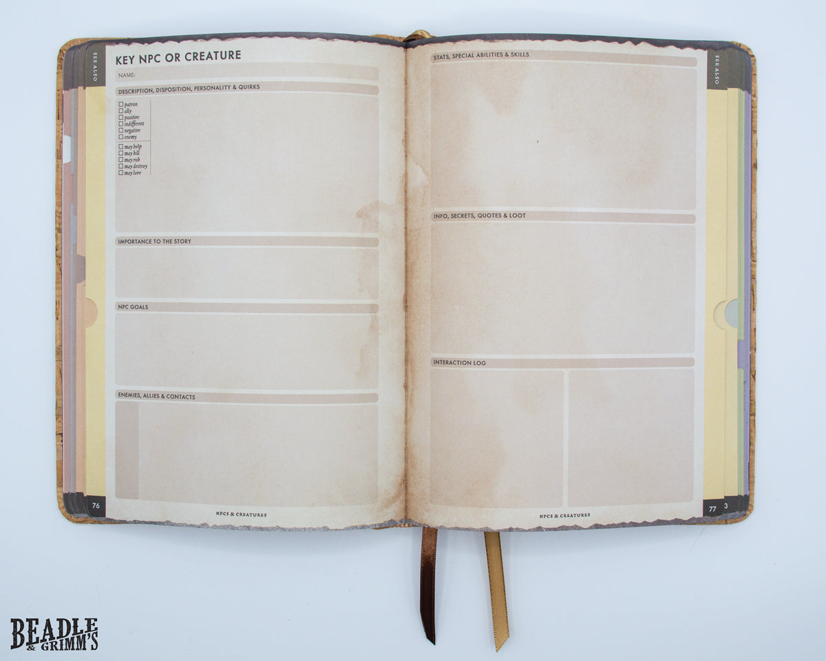 Gamemaster's Journal - Custom Cover
