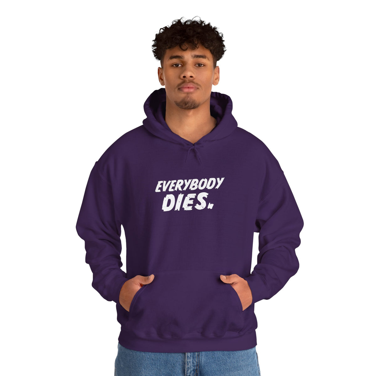Everybody Dies Hoodie — Faster, Purple Worm! Kill! Kill!