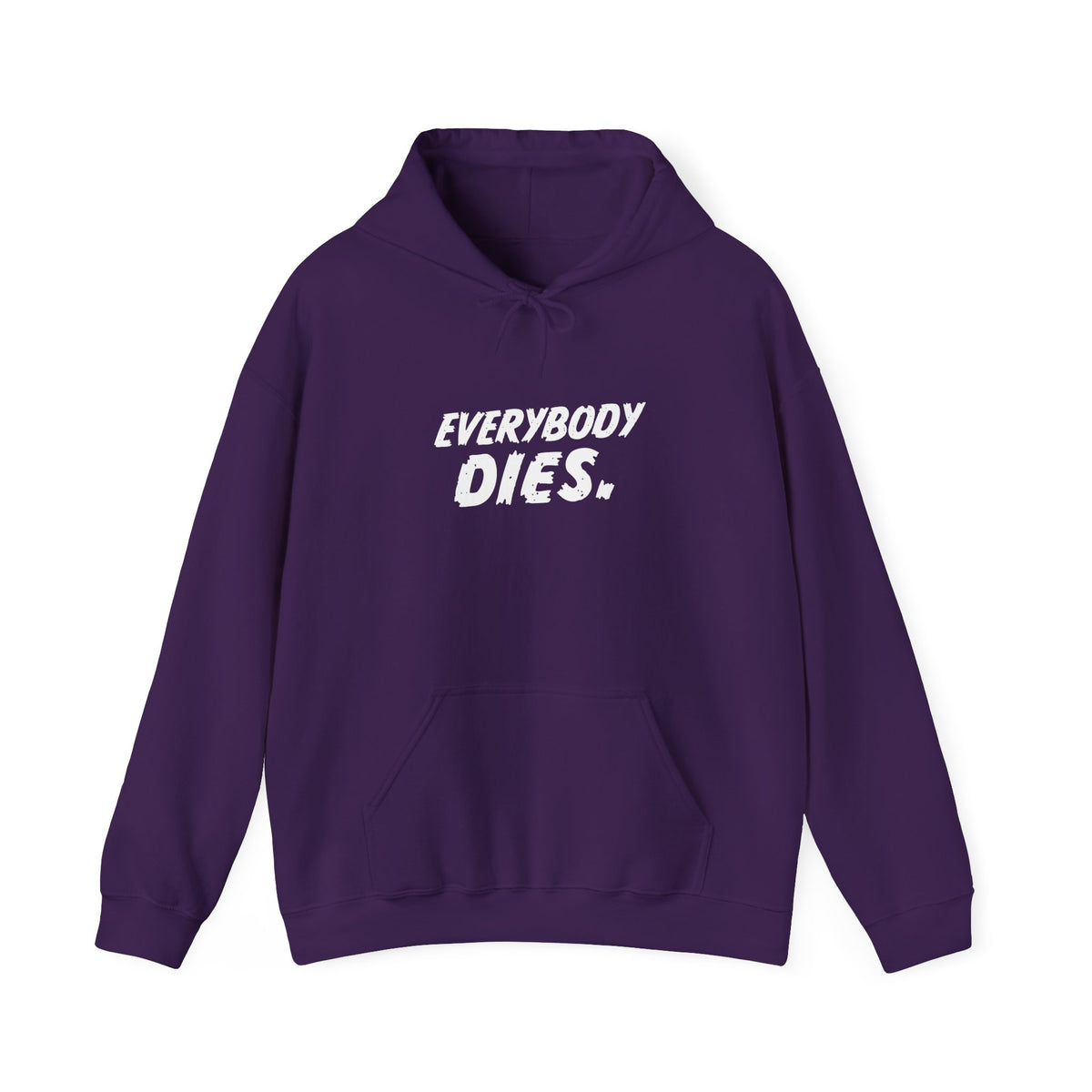 Everybody Dies Hoodie — Faster, Purple Worm! Kill! Kill!