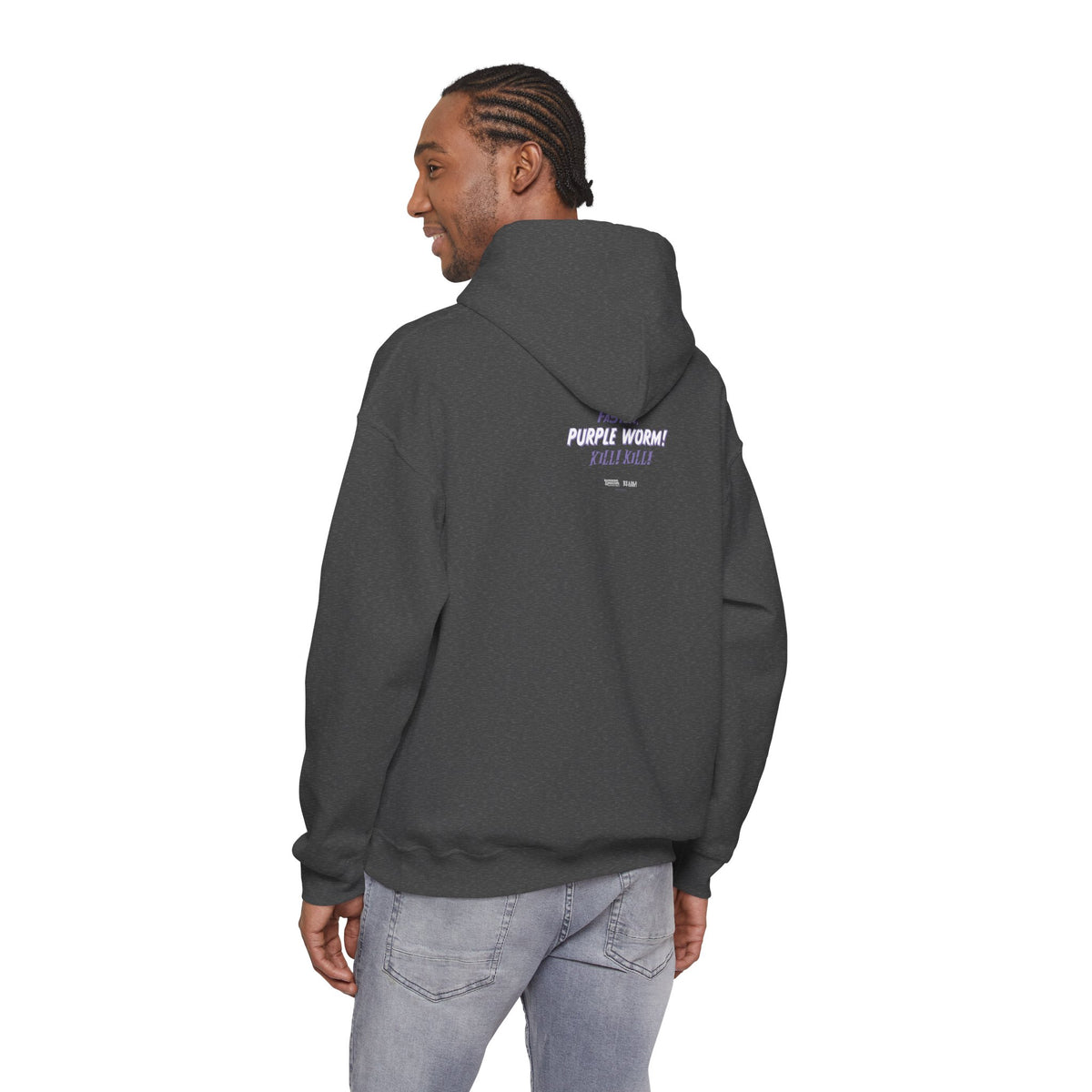 Everybody Dies Hoodie — Faster, Purple Worm! Kill! Kill!