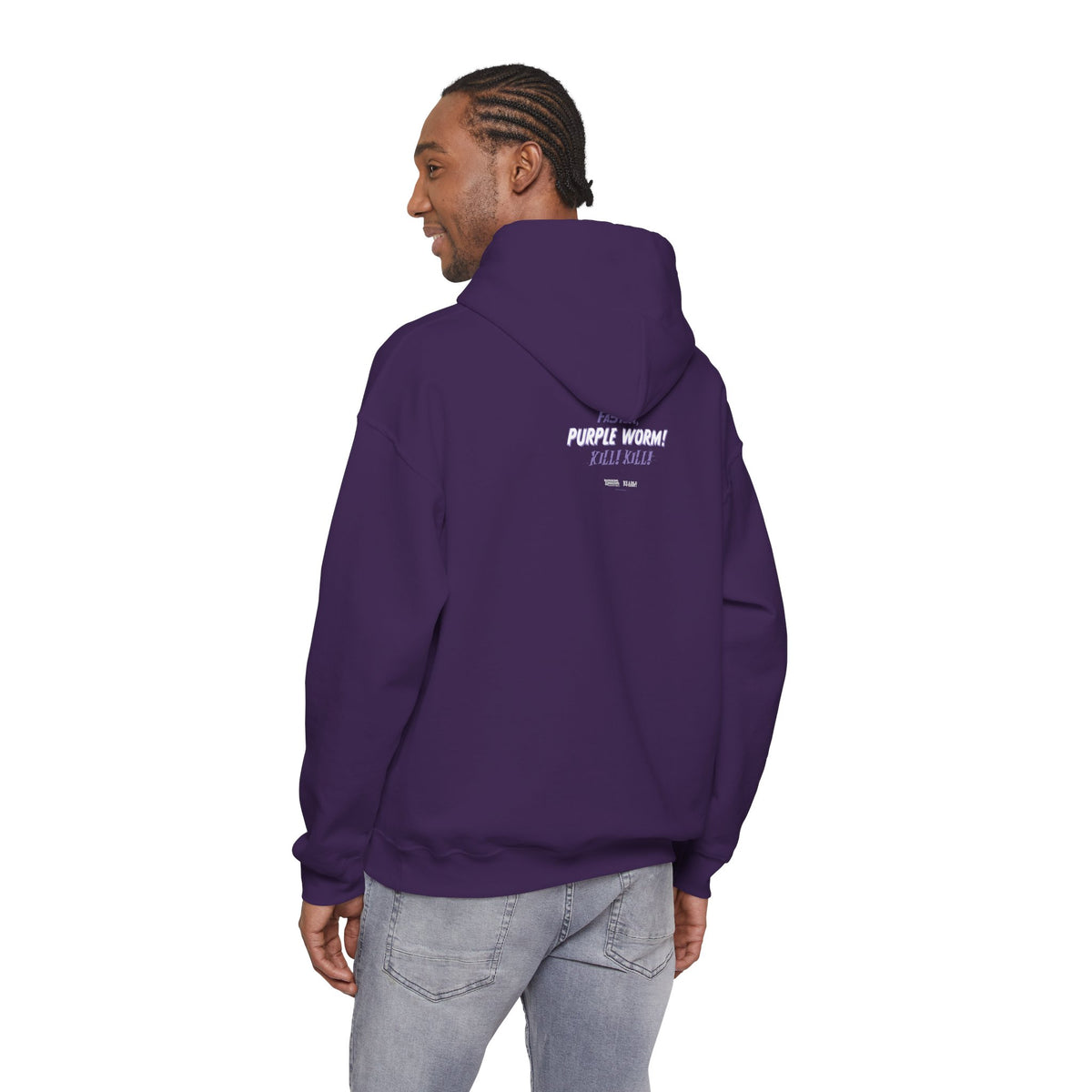 Everybody Dies Hoodie — Faster, Purple Worm! Kill! Kill!