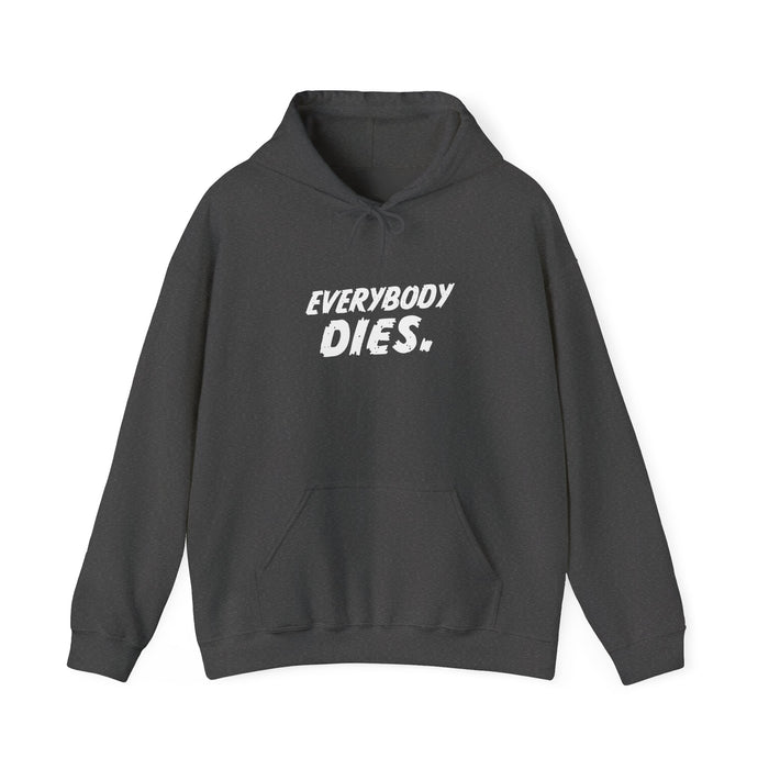 Everybody Dies Hoodie — Faster, Purple Worm! Kill! Kill!