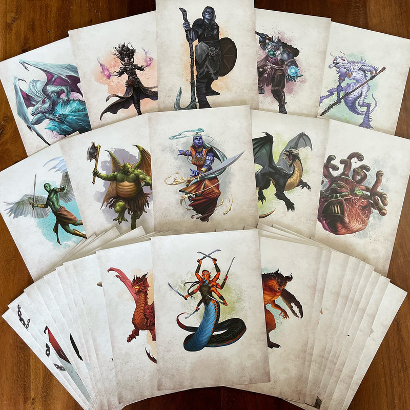 cr7 monsters 5e Encounter Cards (D&D)