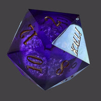 Faster, Purple Worm! Kill! Kill! Chonky D20 (55MM)