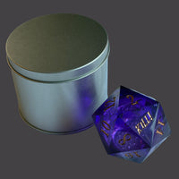 Faster, Purple Worm! Kill! Kill! Chonky D20 (55MM)