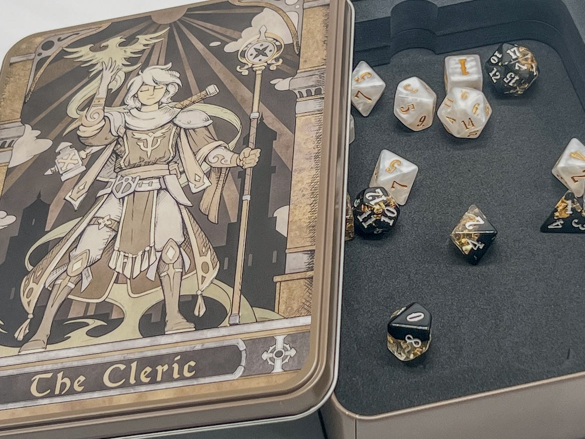 Epic Character Class Dice Set: The Cleric – Beadle & Grimm's
