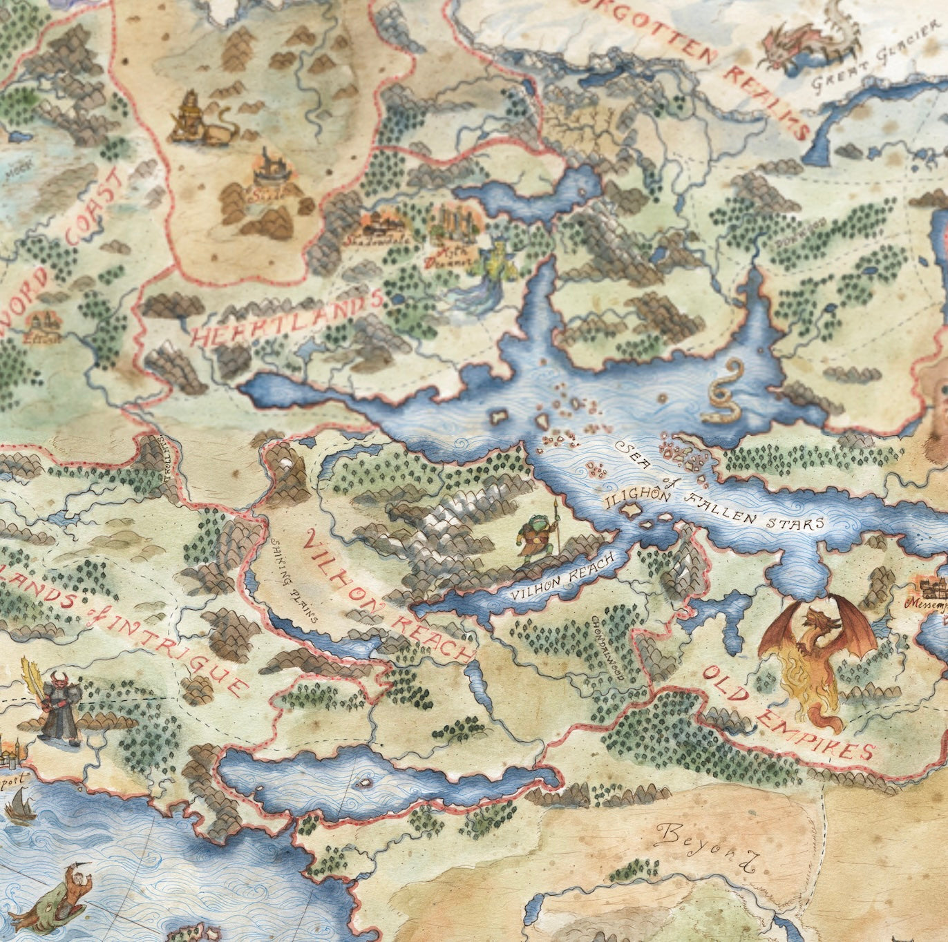 Forgotten Realms Premium Map Collection (D&D) – Beadle & Grimm's ...