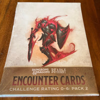 Encounter Cards CR 0-6 Pack 2