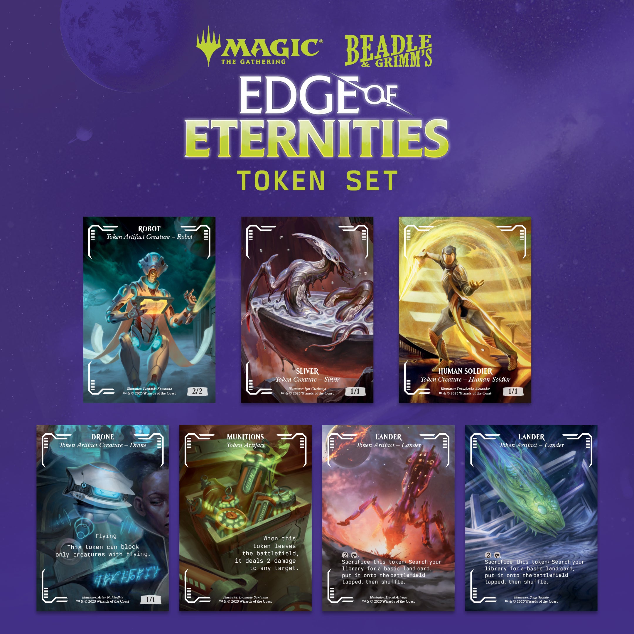 Edge of Eternities Token Set (MTG) – Beadle & Grimm's