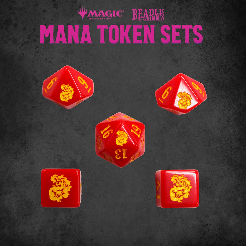 Red Mana Token Set (MTG) – Beadle & Grimm's Pandemonium Warehouse