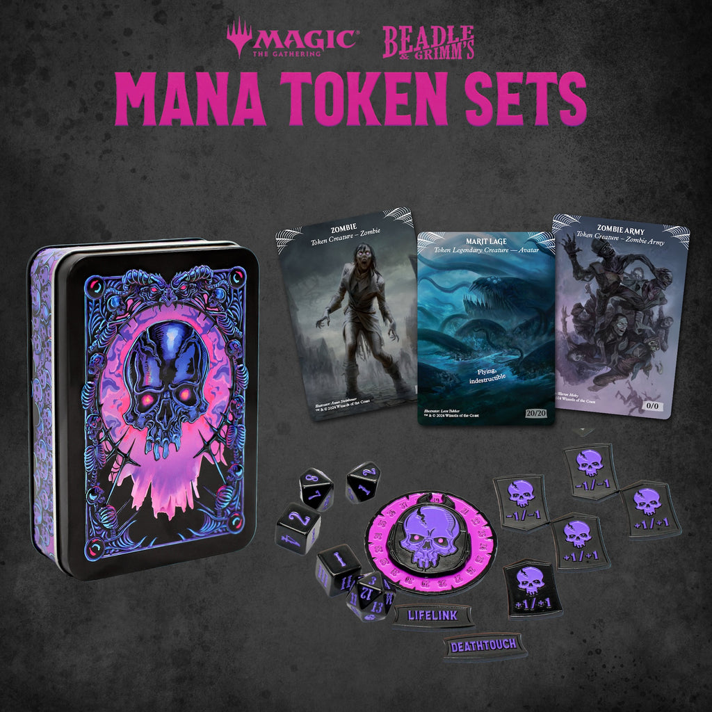Black Mana Token Set (MTG) – Beadle & Grimm