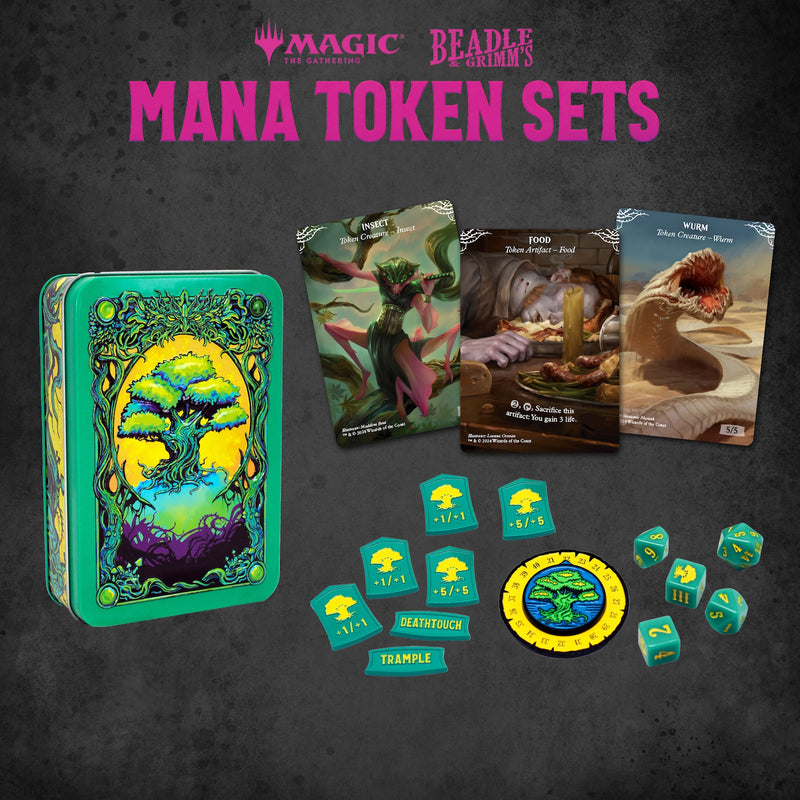 Beadle & Grimm: Mana Token Set: Green Beadle & Grimm: Mana Token Set: Green