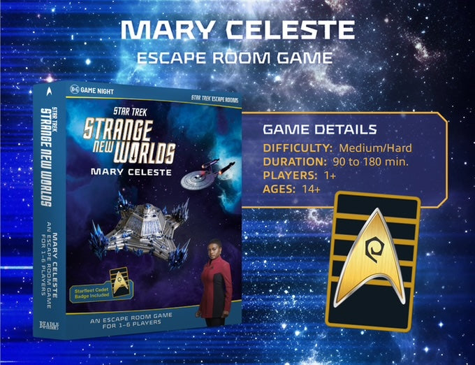 Star Trek: Strange New Worlds Mary Celeste Escape Room Game