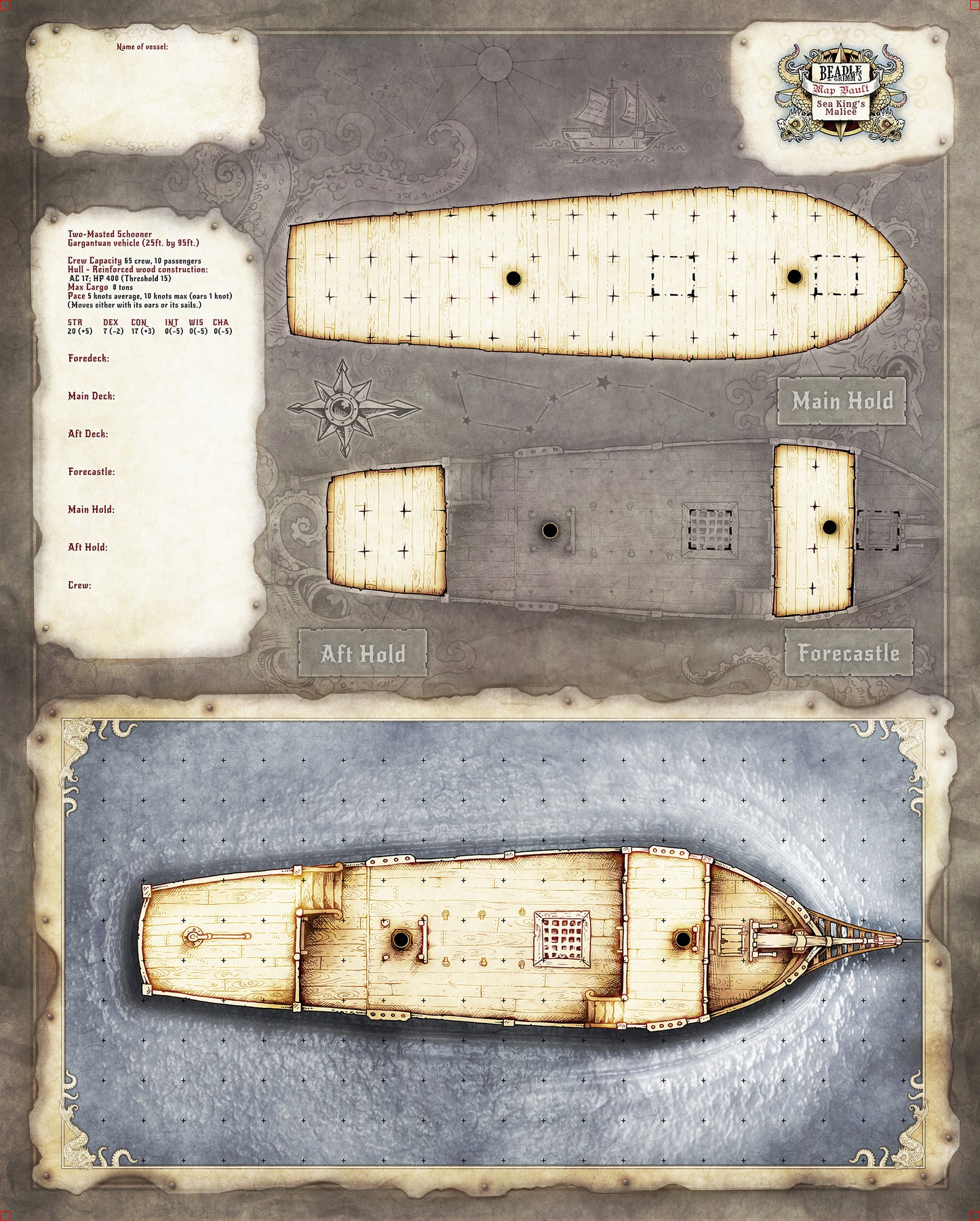 Map Vault - Sea King's Malice Edition