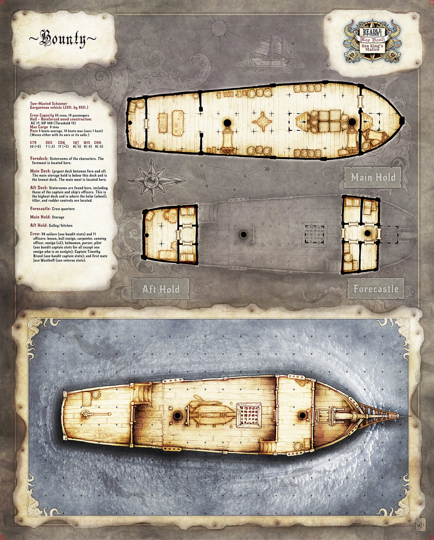 Map Vault - Sea King's Malice Edition