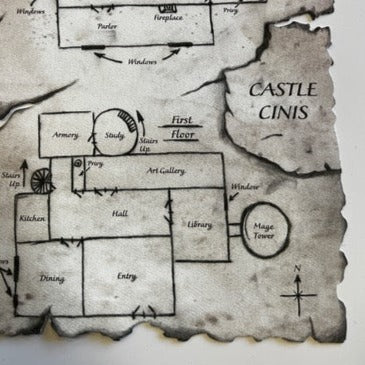 Castle Cinis Player Map