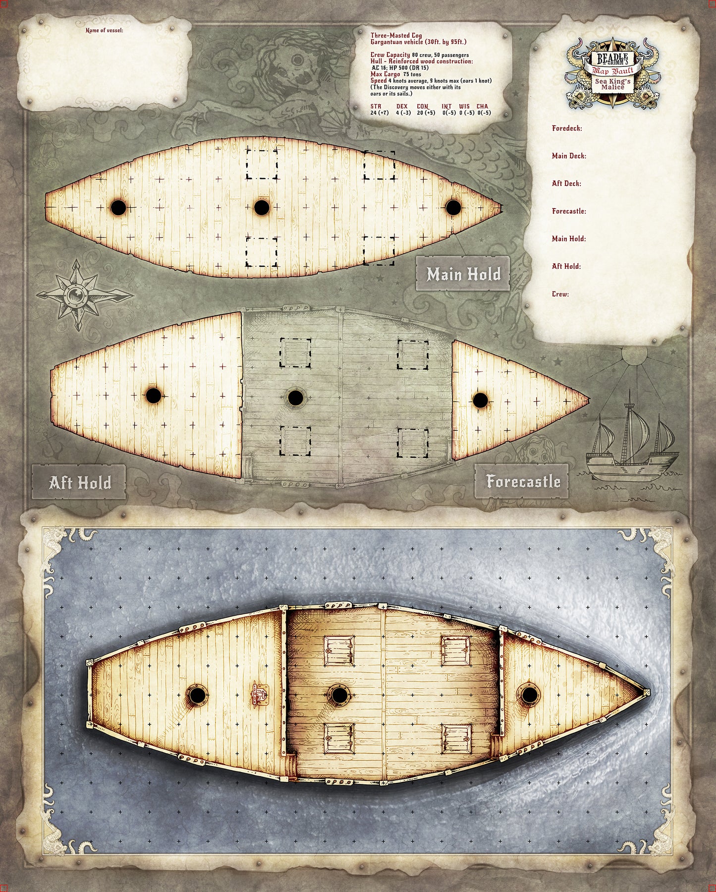 Map Vault - Sea King's Malice Edition