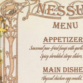 Stygian Gambit Menu