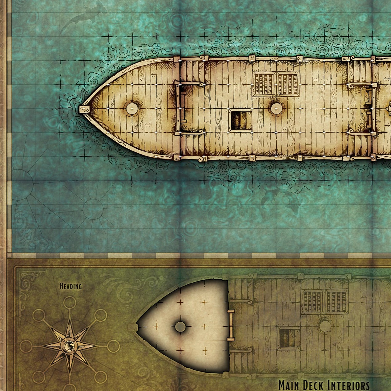 Sinister Silver Ship Maps