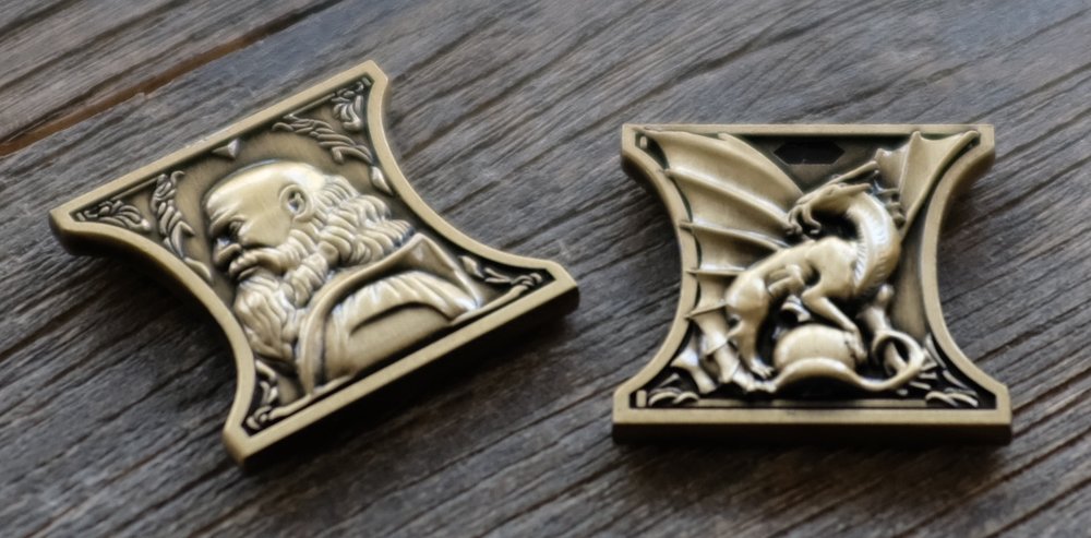 Dragon Coins (3 coins per order) (D&D)